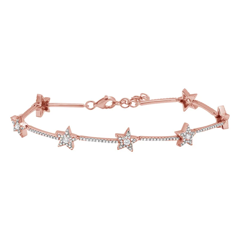 Women's charm bracelet-Mini Star Diamond Bracelet