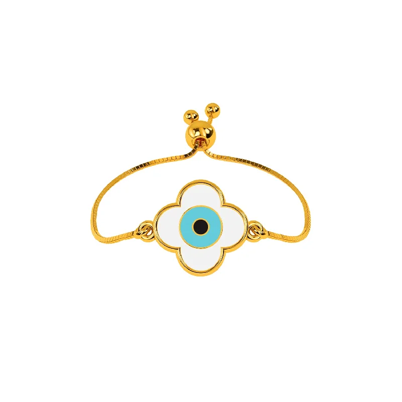 Women’s finger ring-Emel Evil Eye Adjustable Ring